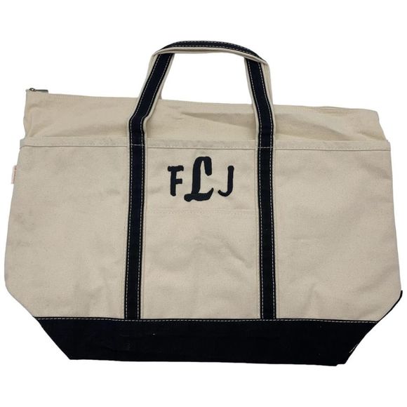 CB Station Pre-Personalized Large Boat Tote Black - Picture 2 of 3